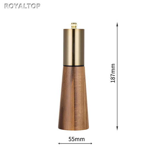 Acacia Wood Salt Shaker and Pepper Grinder