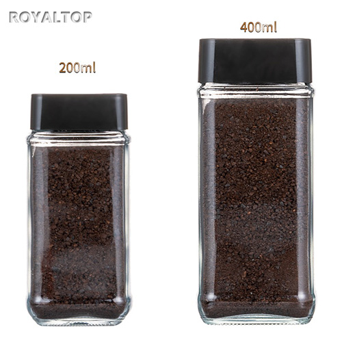 Instant Coffee Glass Jar