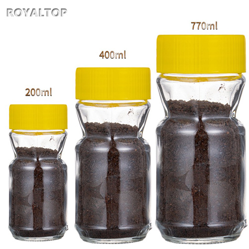 Instant Coffee Glass Jar
