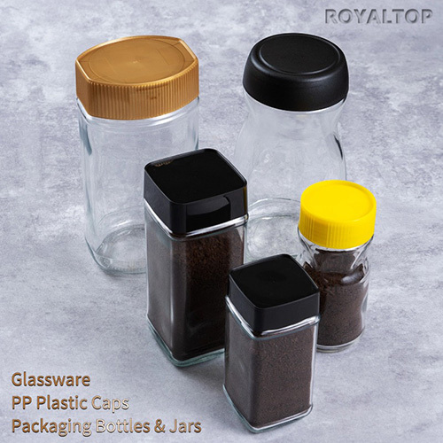 Instant Coffee Glass Jar