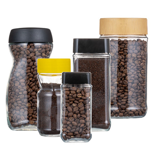 Instant Coffee Glass Jar