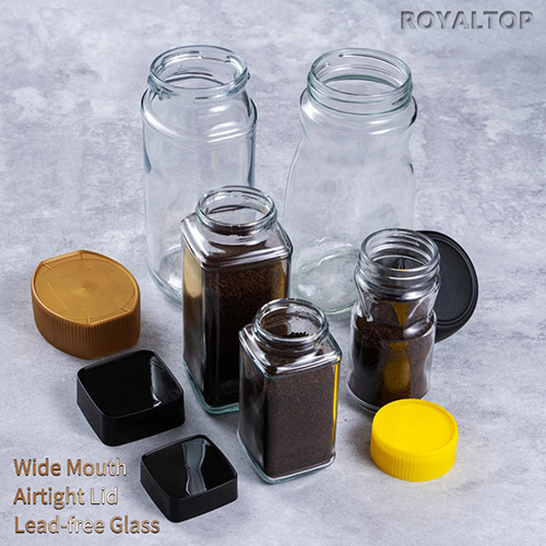 Instant Coffee Glass Jar
