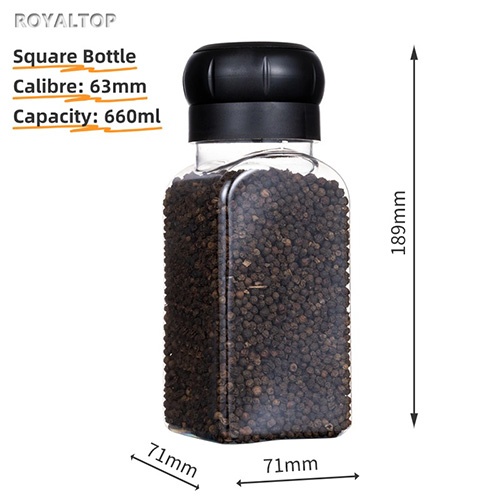 Square Salt Shaker & Pepper Mill
