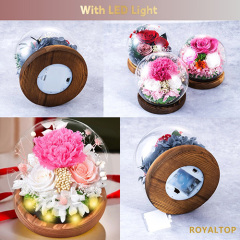 Preserved Flower Gift Box with LED Lights