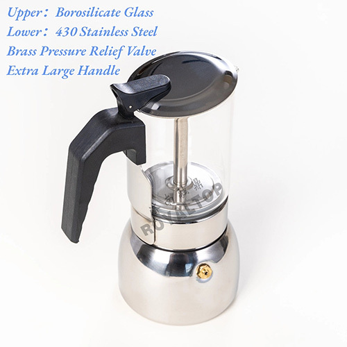430 Stainless Steel Mocha Pot