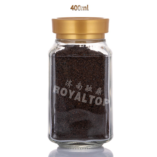 Instant Coffee Glass Jar