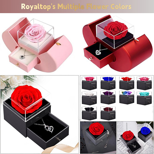 Eternal Rose Jewelry Box