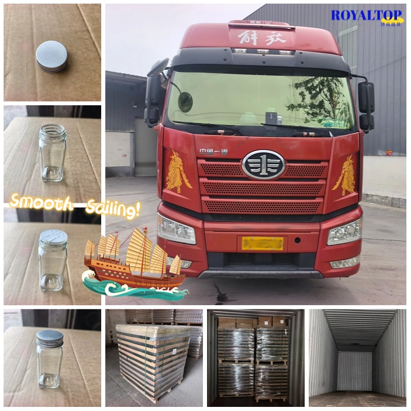 Royaltop's shipping record - Glass spice bottle