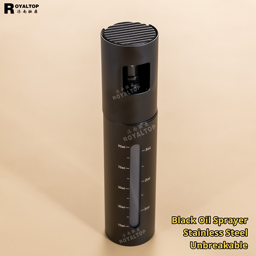 Black Cooking Oil Sprayer with Scale