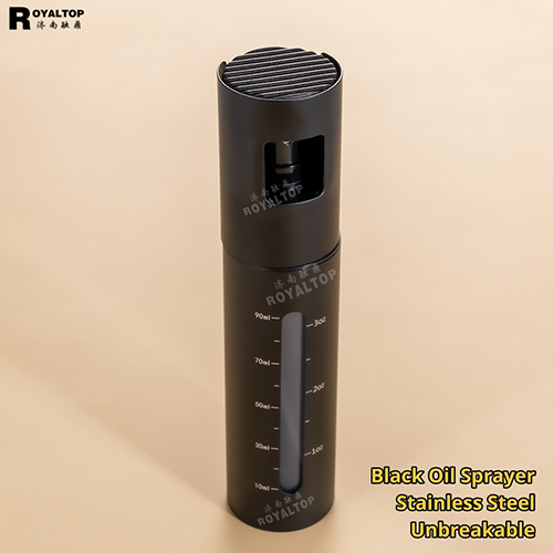 Black Cooking Oil Sprayer with Scale