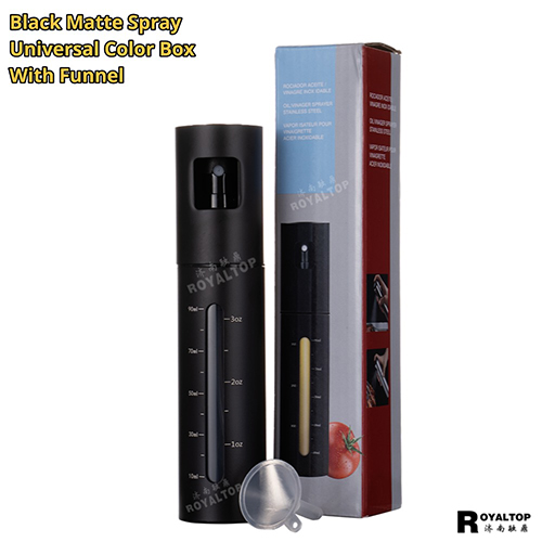 Black Cooking Oil Sprayer with Scale