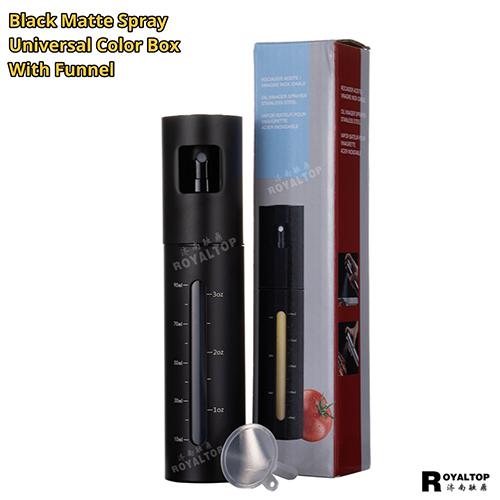 Black Cooking Oil Sprayer with Scale