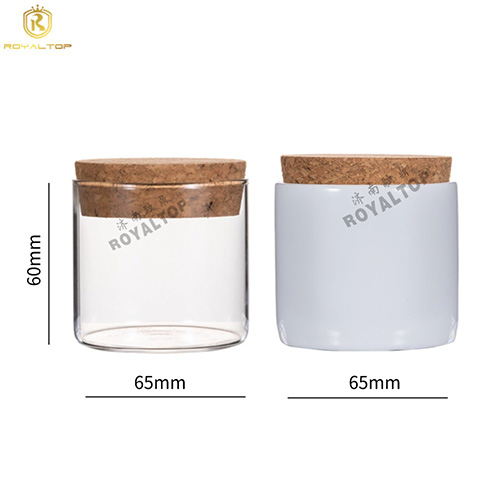 150ml Ceramic & Glass Salt Container