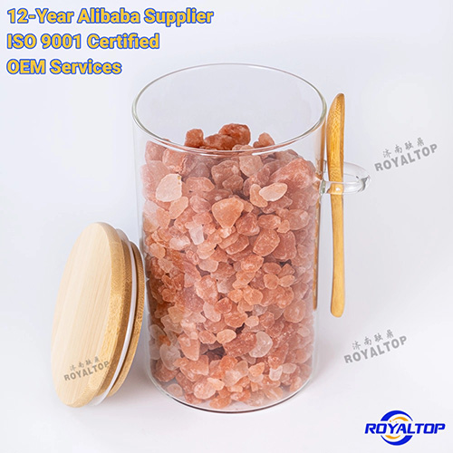 Glass storage jar
