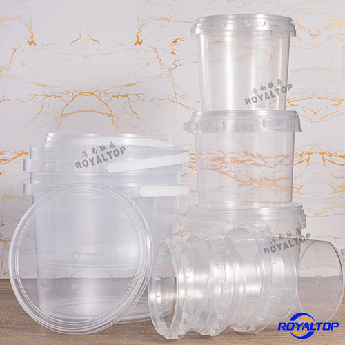 Round & Square Mini Plastic Buckets with Lid