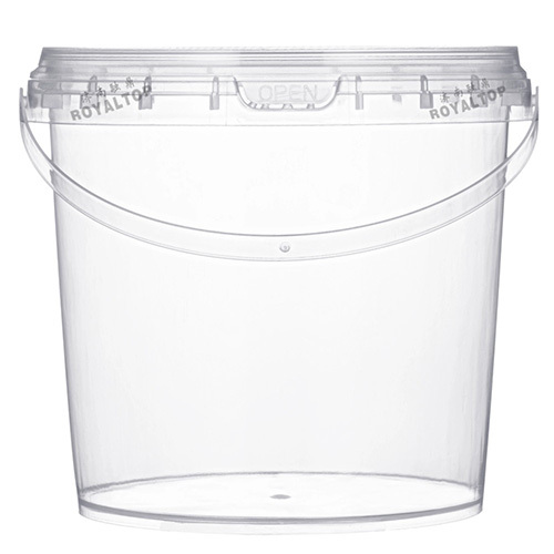 Round &amp; Square Mini Plastic Buckets with Lid