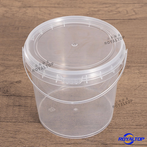 Round & Square Mini Plastic Buckets with Lid