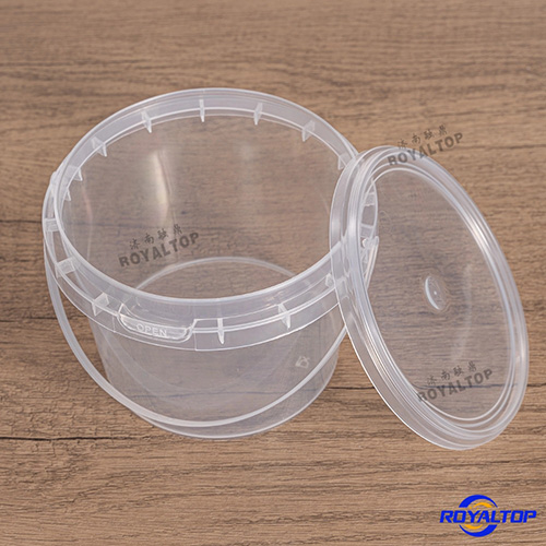 Round & Square Mini Plastic Buckets with Lid