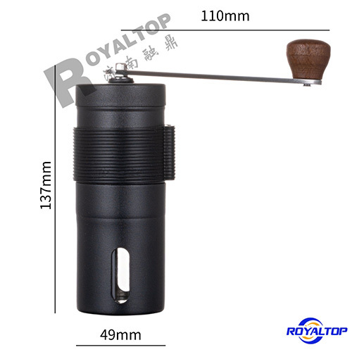 Black & White Stainless Steel Coffee Grinder