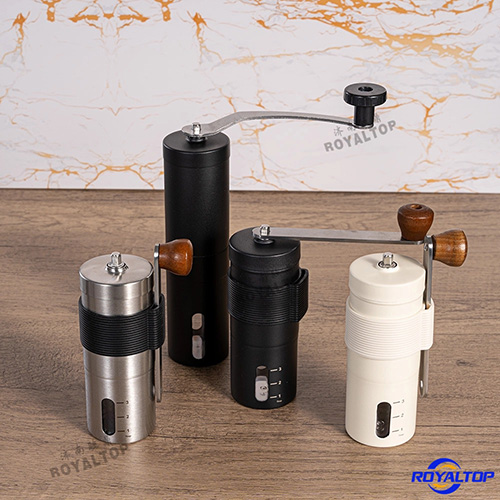 Black & White Stainless Steel Coffee Grinder