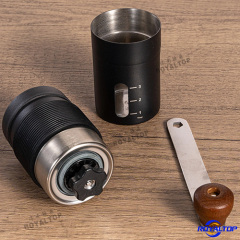 Black & White Stainless Steel Coffee Grinder
