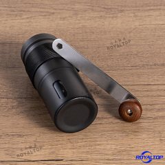 Black & White Stainless Steel Coffee Grinder