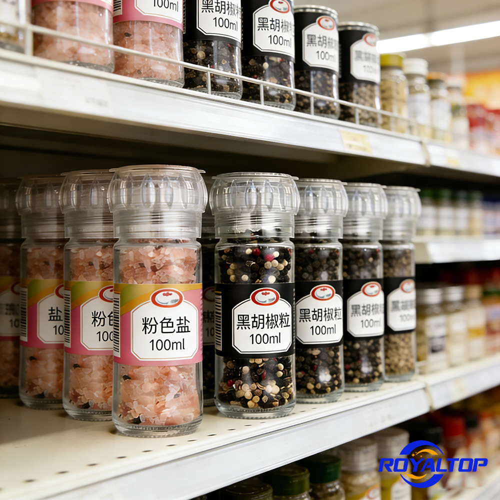 Personalized design kitchen set - customized containers for spices, salt, pepper, and sugar