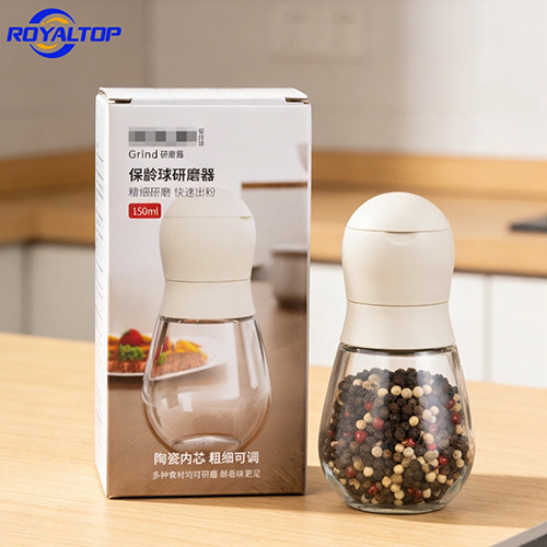 Bowling Ball Salt and Pepper Grinder