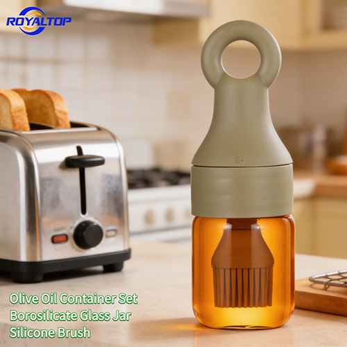 150ml Silicone-Brush Olive Oil Bottle