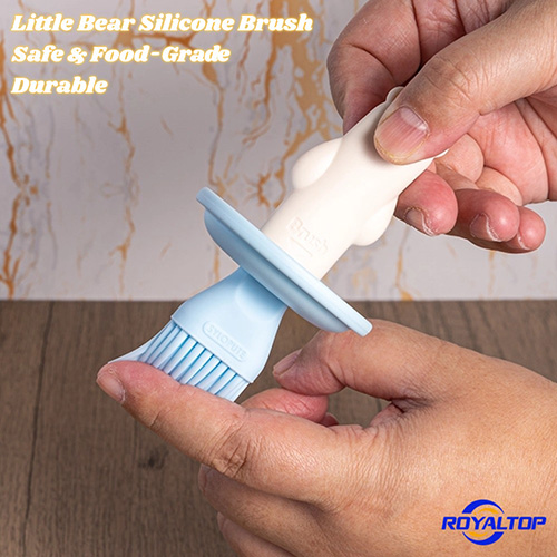 Mini Kitchen Glass Jar with Silicone Brush