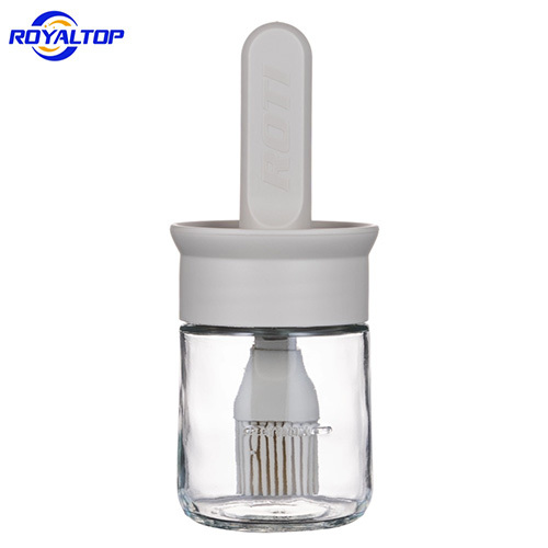 Brush &amp; Lid Olive Oil Dispenser Bottle