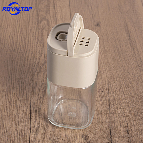 Square Salt Shaker with Plastic Lid