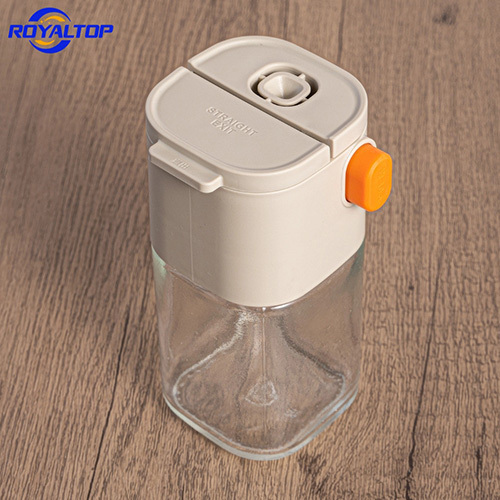 Square Salt Shaker with Plastic Lid