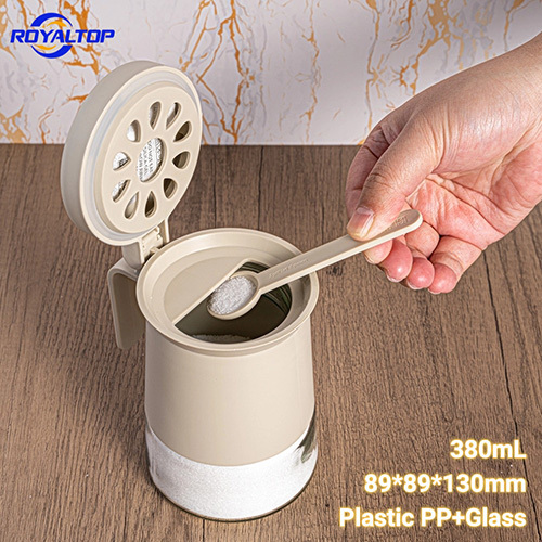 380ml Seasoning Bottle with Lid & Spoon