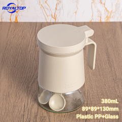 380ml Seasoning Bottle with Lid & Spoon