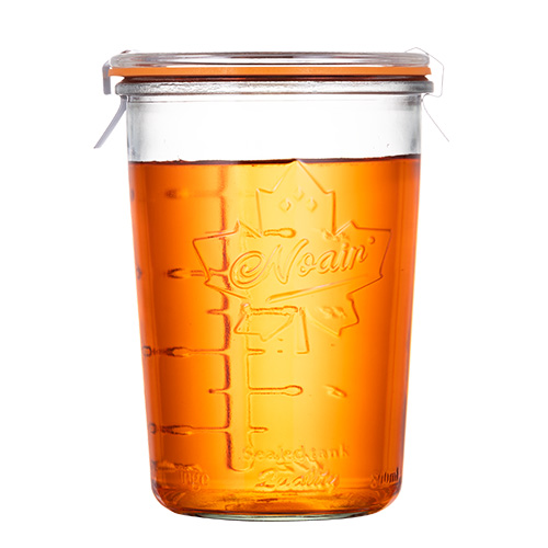 Mason Jar with Glass Lid