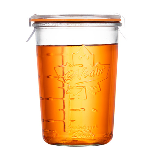 Mason Jar with Glass Lid
