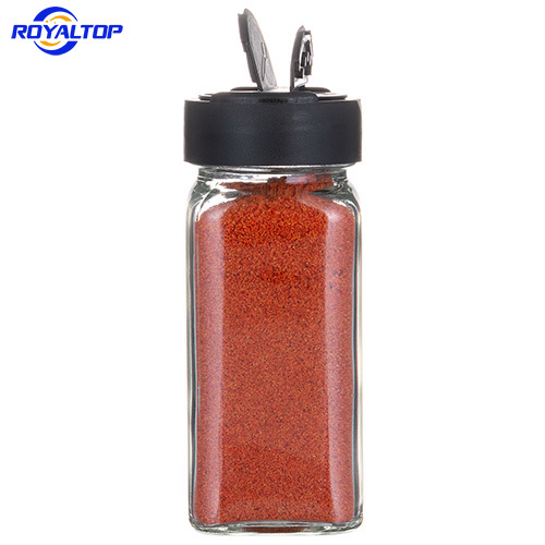 Square Spice Bottle with Shaker Lid