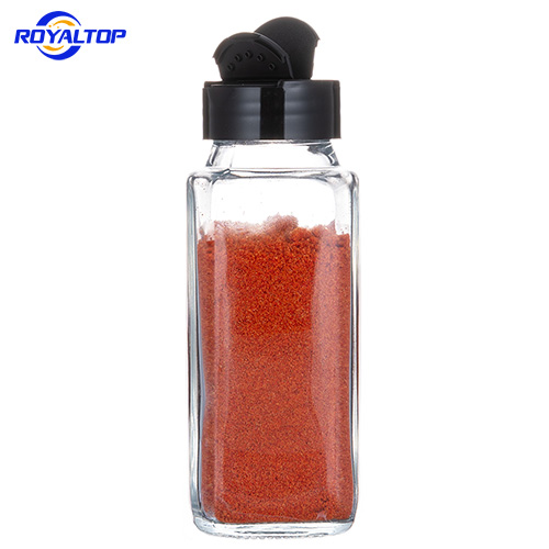 Square Spice Bottle with Shaker Lid