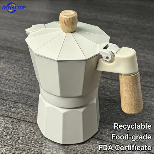 Moka Pot with Wooden Handle
