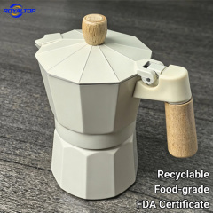 Moka Pot with Wooden Handle