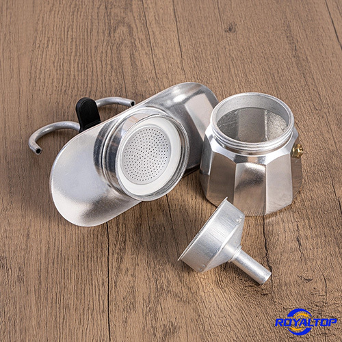 Mini Moka Pot with Curved Tube