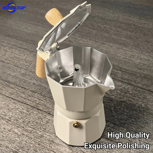 Moka Pot with Wooden Handle