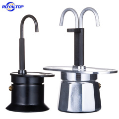 Mini Moka Pot with Curved Tube
