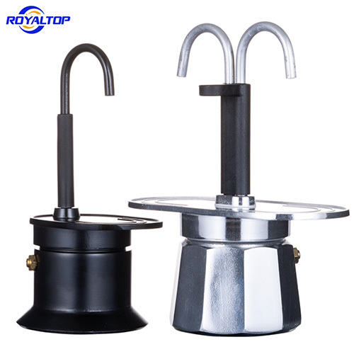 Mini Moka Pot with Curved Tube