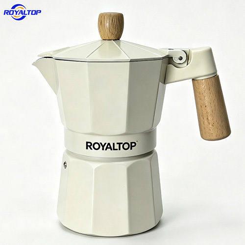 Moka Pot with Wooden Handle