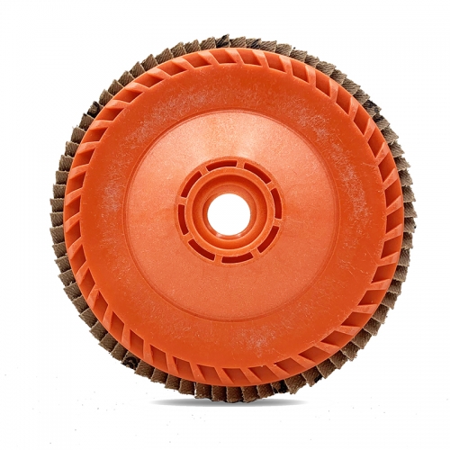 Flap Disc with Orange Nylon Backing