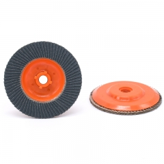 Flap Disc with Orange Nylon Backing