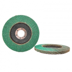 Green Zirconia Flap Disc with Fiberglass Backing