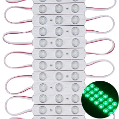 Green 0.72 watt LED sign module 160deg 12V DC 3 chip  (200pcs)